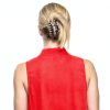 Hair Claw Helen of Troy Black Brown Double Teeth-3