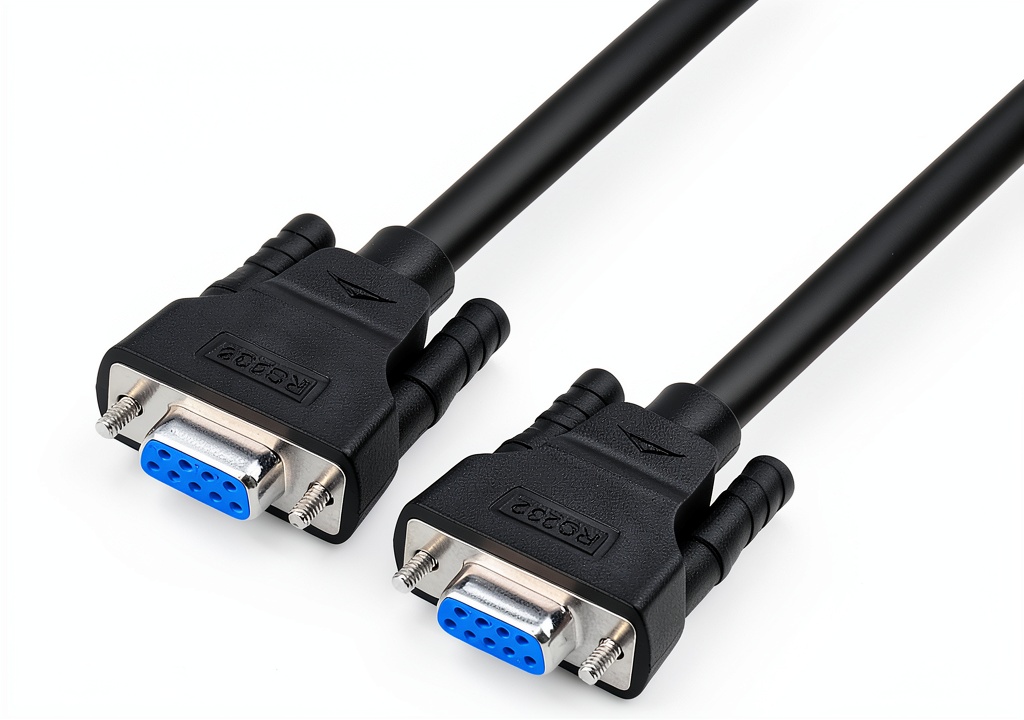 DTECH DB9 serial cable female to female 15ft