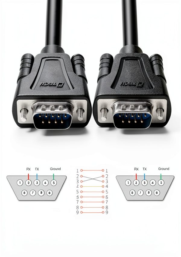 DTECH DB9 Serial Cables for Modem Laptop-1
