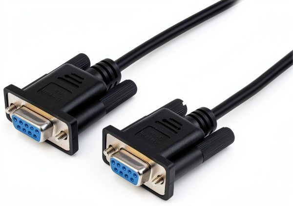 StarTech Serial Null Modem Cable 2m Black PVC-0