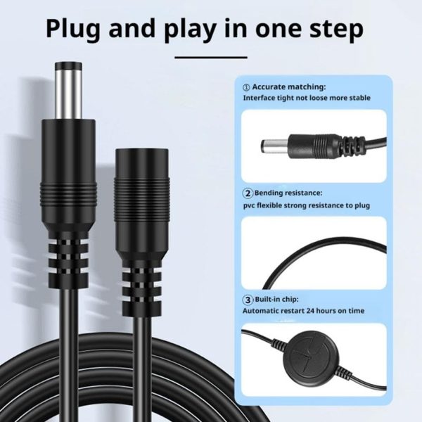 Generic DC Power Cables for Router Modem-4