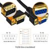 XANHAM DB9 Serial Null Modem Cable 16 feet Black-2