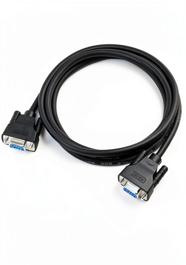 DTECH DB9 Serial Cable Female to Female 15ft-1