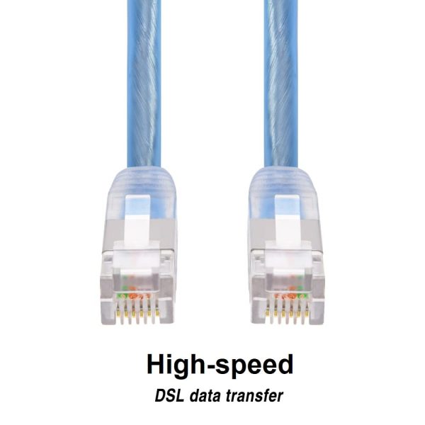 RJ11 Ethernet Cable Gold Plated Beszin Modem Cables-1