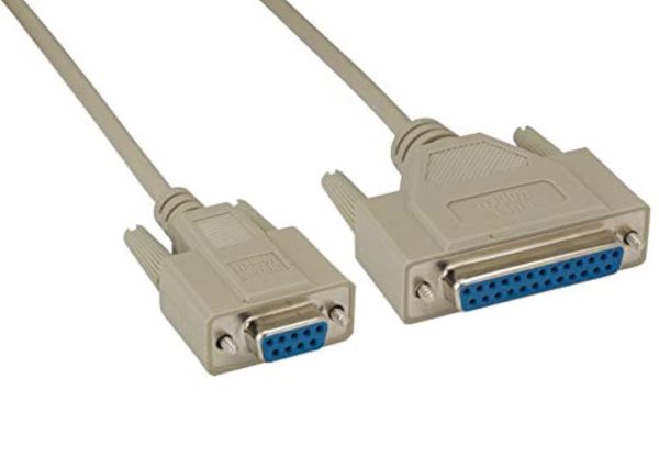 DB9 to DB25 Null Modem Cable by Cable Leader-0