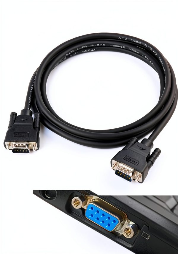 DTECH DB9 Serial Cable for Laptop and Modem-2