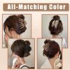 Octopus Hair Clips Black Neutral Khaki Neutral Brown Beige-4