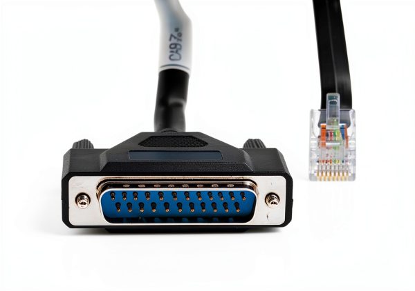Cisco DB25 to RJ45 Console Cable-2