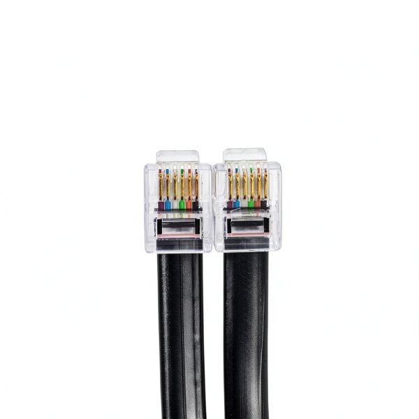 Volcora RJ11 Cat5 Data Cable 5ft Black Printer-4