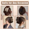 Octopus Hair Clips Black Neutral Khaki Neutral Brown Beige-5