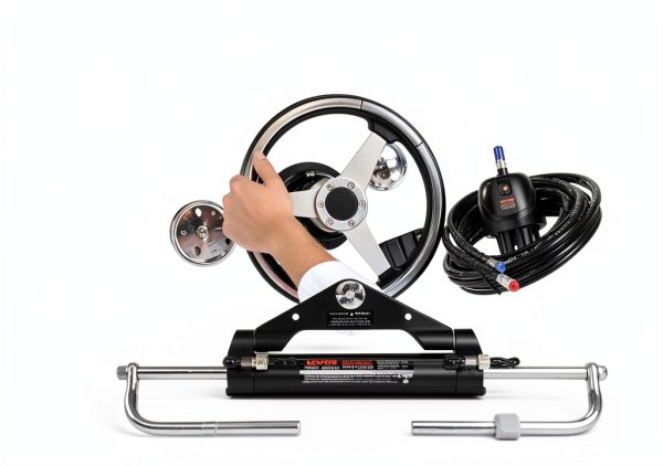 Hydraulic Outboard Steering Kit VEVOR 150HP Metal-1