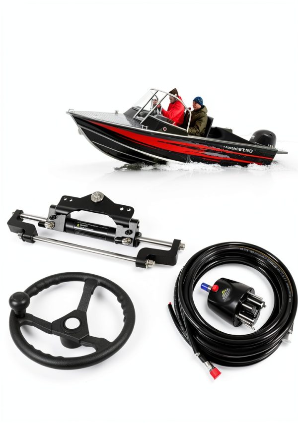 Camoo 200HP Hydraulic Steering Kit Aluminum-1