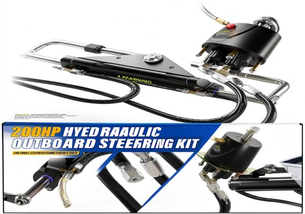 Camoo 200HP Hydraulic Steering Kit Aluminum-7