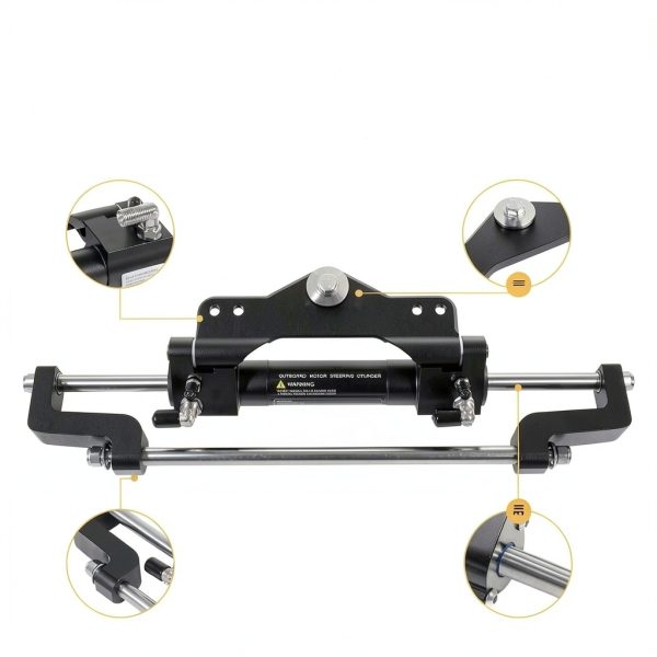 Camoo 200HP Hydraulic Steering Kit Aluminum-3