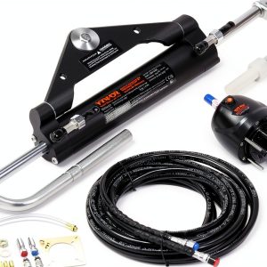 Hydraulic Outboard Steering Kit VEVOR 150HP Metal-0