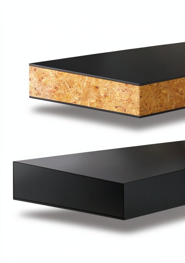 Melamine Edge Banding Black 3/4 inch x 50 ft by FAKILO Veneer Tape-4