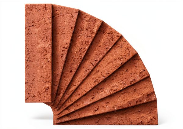 Red Faux Brick Wall Tiles TORURAL 100-Piece 3D Thin Veneer Waterproof-1